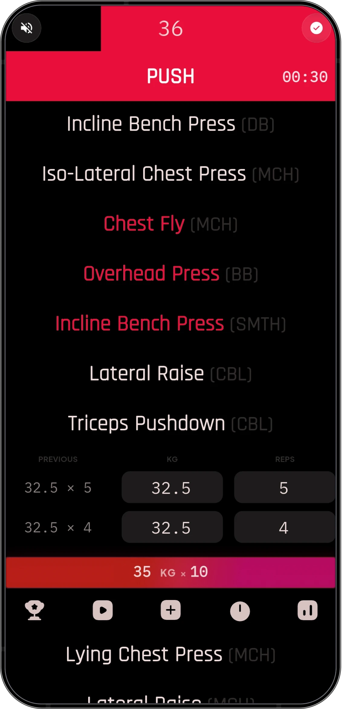 AFTRBRN app profile screen